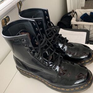 Doc Martens Black Patent Leather